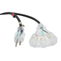 ProX XC-P143-25 - 25' Ft. 120VAC NEMA 15 Male to 3 Outlet Female Power-Extension Cord 14 AWG