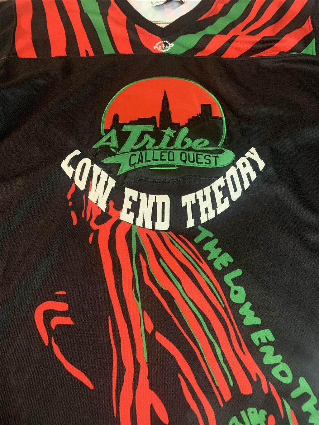 TRIBE CALLED QUEST LOW END Headgear Classics Hockey Black Jersey ~Never Worn~ L